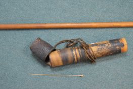 Tribal Blow Pipe with Quiver and Darts