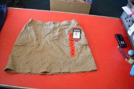 *Briggs Sand Skirt with Undershorts Size: M