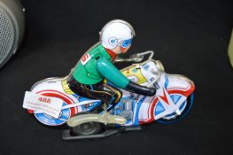 Tinplate Clockwork Motorcyclist