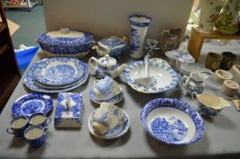 Assorted Blue & White Period Pottery