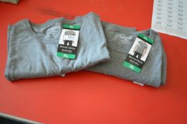 *2x Rough Dress Supima Men’s Grey T-Shirts Size: XL