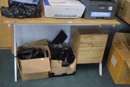 Computer Desk with Cupboard