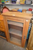 Glazed Oak Bookcase