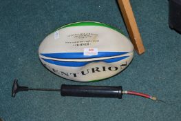 Centurian Rugby Training Ball with Pump