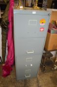 Metal Four Drawer Filing Cabinet