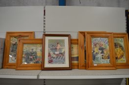Seven Pine Framed Reproduction Advertising Prints