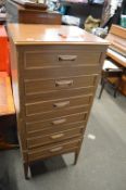Europa Furniture Teak Six Drawer Storage Chest
