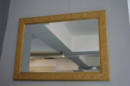 Gilt Framed Bevelled Edge Mirror