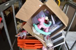 Assorted Household Goods, Children’s Toys etc. (cage not included)