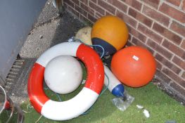 Lifebelt and Five Bouyes