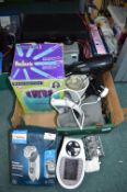 Assorted Electricals Including Philips Micro Music