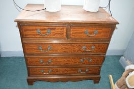 Mahogany Effect Five Drawer Storage Chest