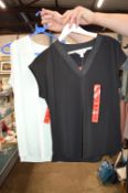 *Three Dots Black Women’s Short Sleeve Tops Size: M