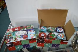 Two Boxes of Twelve Scented Christmas Candles