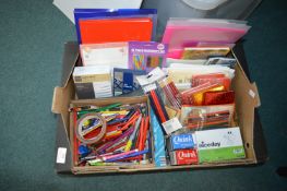 Assorted Stationery, Pads, Inks, Pencils, etc.