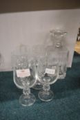 Springhead Colf Club Decanter and Six Glasses