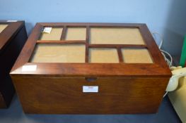 Wooden Photographic Display Box with Internal Photograph Albums