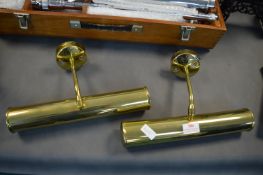 Two Overhead Picture Lights