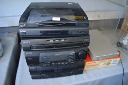 Sony LBT/G1 Compact HiFi System (no speakers) with Shiba DVD Player