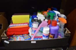 Assorted Household Cleaning Products