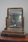 Victorian Mahogany Veneered Dressing Mirror (minor faults)