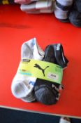 Ten Pairs of Puma Dry Cell Youth’s Low Cut Socks Size: 2.5 – 5