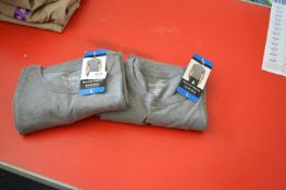 *2x Rough Dress Supima Men’s Grey T-Shirts Size: L