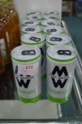 Twelve Miniature Cans of Most Wanted Sauvignon Blanc White Wine