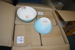 *Four Boxes of Two Floral Lace Bowls
