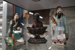 Three Oriental Figures