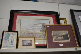 Framed Horse Racing Prints etc.