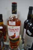 Two 1L Bottles of Famous Grouse Scotch Whisky