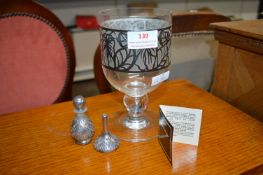 EPNS Goblet, Scent Bottle, and Funnel by Jenny Blair Designs