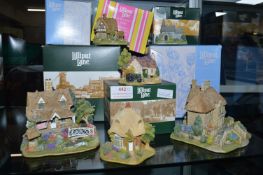 Six Small Lilliput Lane Cottages