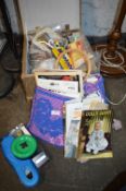 Sewing Stool and Contents plus a Quantity of Sewing Patterns