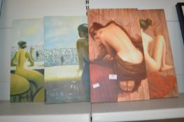 Four Canvas Wall Art Prints