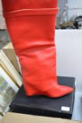 Azalea Wang Red Boots Size: 8
