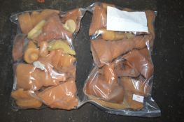 Two Bags of Rubber Moulds for Garden Gnomes, etc.