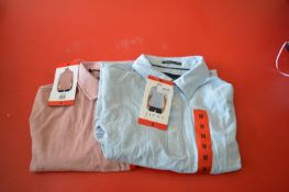 *2x Jachs Polo Shirt Size: M (1x blue, 1x red)