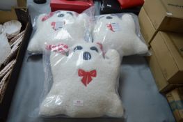 Three Ghost Plush Pillows