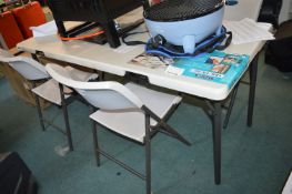 *Set of Four Lifetime Folding Chairs