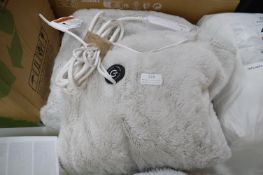 *Heated Faux Fur Throw