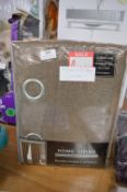 Beresford Ring Top Taupe Curtains 90
