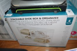 *Stackable Shoe Box Organiser