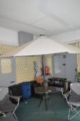 *Wind-Up Parasol and Patio Table