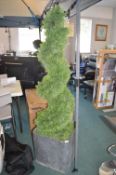 *Artificial Topiary Conifer Spiral