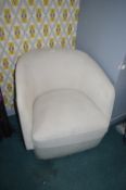 *Fawn Upholstered Tub Chair