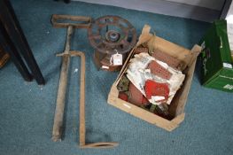 Vintage Meccano, Paraffin Stove, and a Stirrup Pump