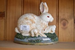 Cast Iron Rabbit Door Stop