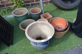 Glazed and Terracotta Garden Planters